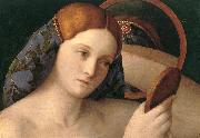 Naked Young Woman in Front of the Mirror (detail) BELLINI, Giovanni